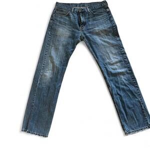 Levi's Men's 505 36x34 Blue and Navy Jeans